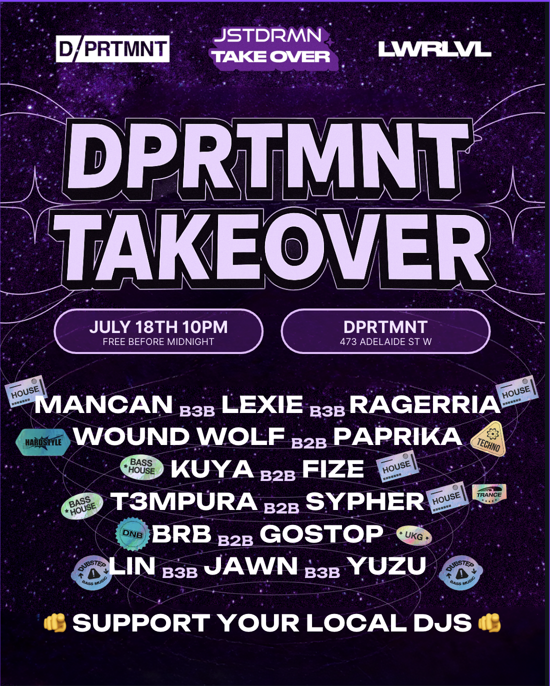 2025-07-18 JSTDRMN DPRTMNT Takeover Pt.2